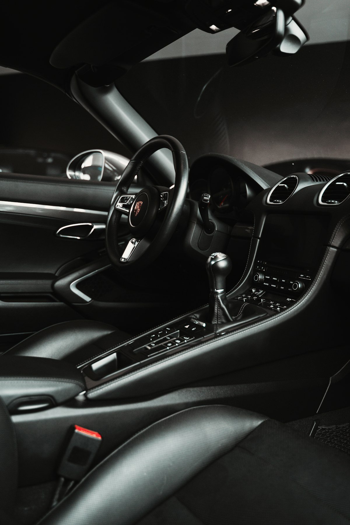 Clean car interior